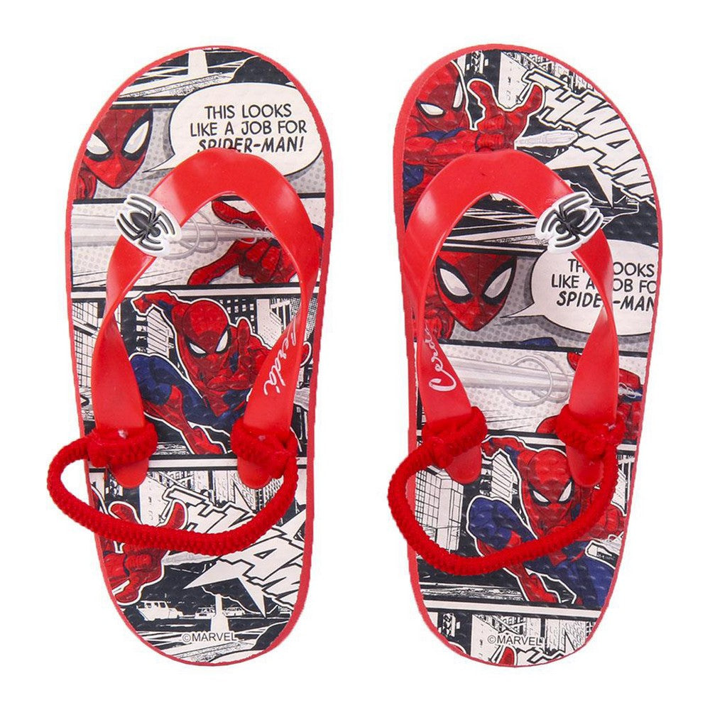 Flip Flops für Kinder Spider-Man Rot