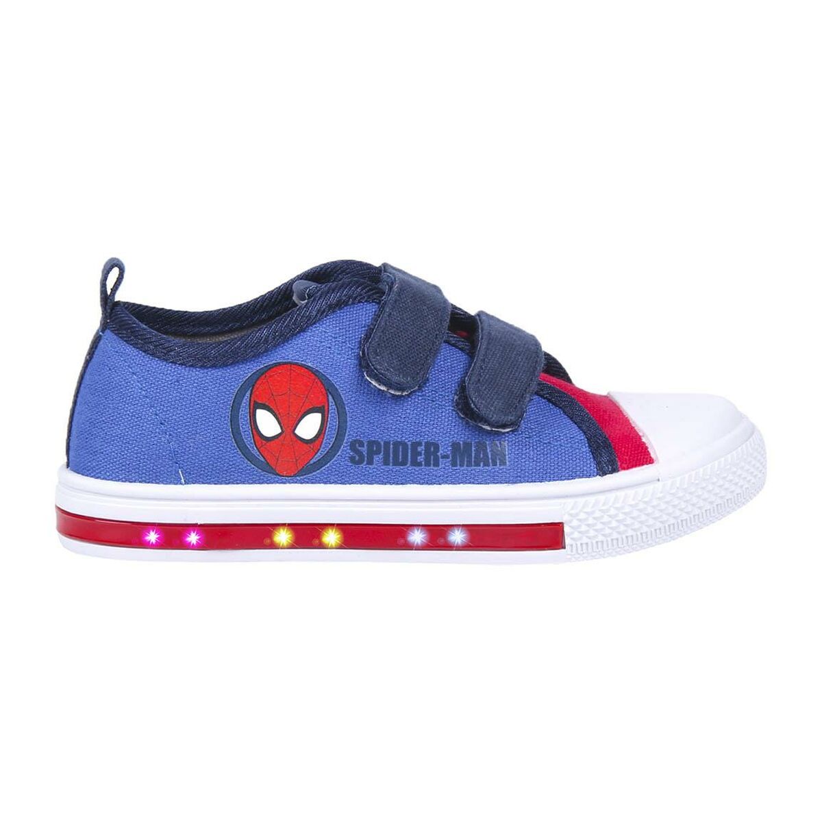 Chaussures casual enfant Spider-Man Lumières Bleu