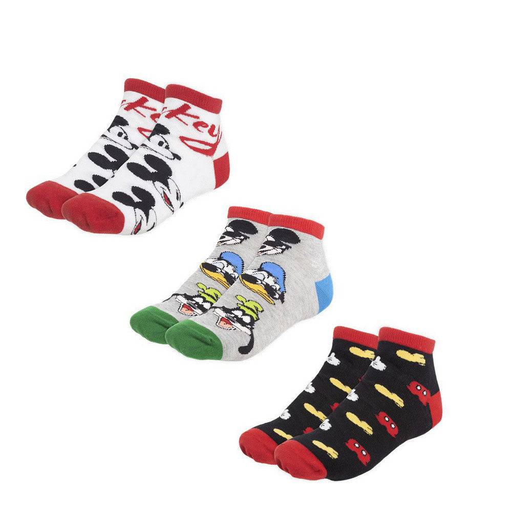 Chaussettes Mickey Mouse Unisexe 3 paires