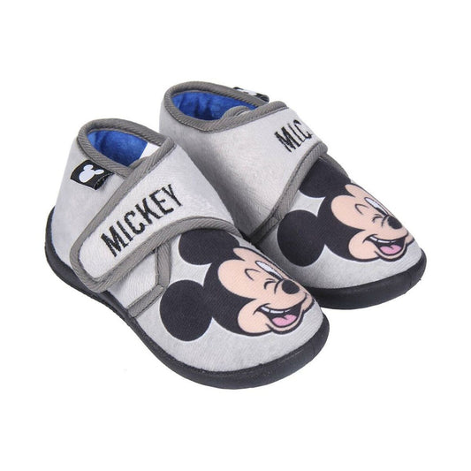 3D House Slippers Mickey Mouse Light grey