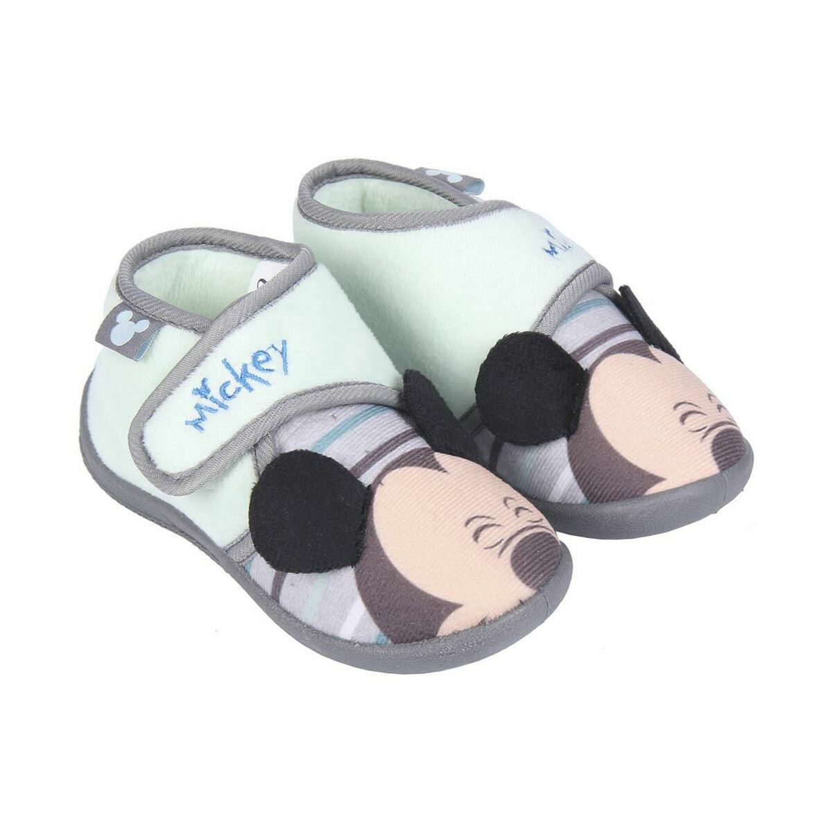 House Slippers Mickey Mouse Green
