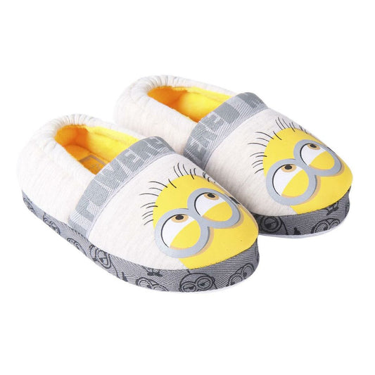 House Slippers Minions Light grey