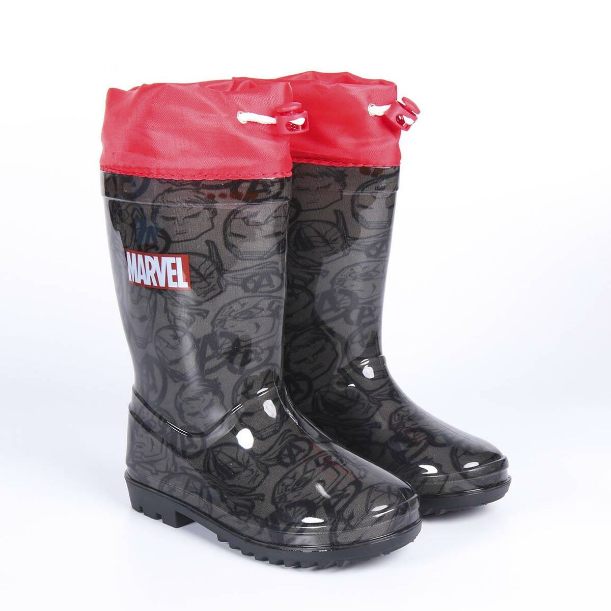 Bottes en Caoutchouc pour Enfants The Avengers Noir