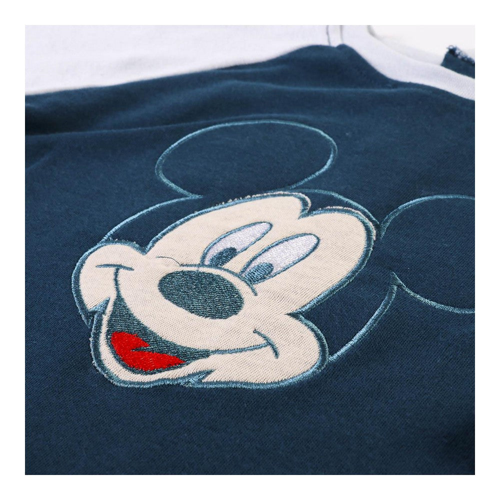 Langarm Strampelanzug Mickey Mouse Blau