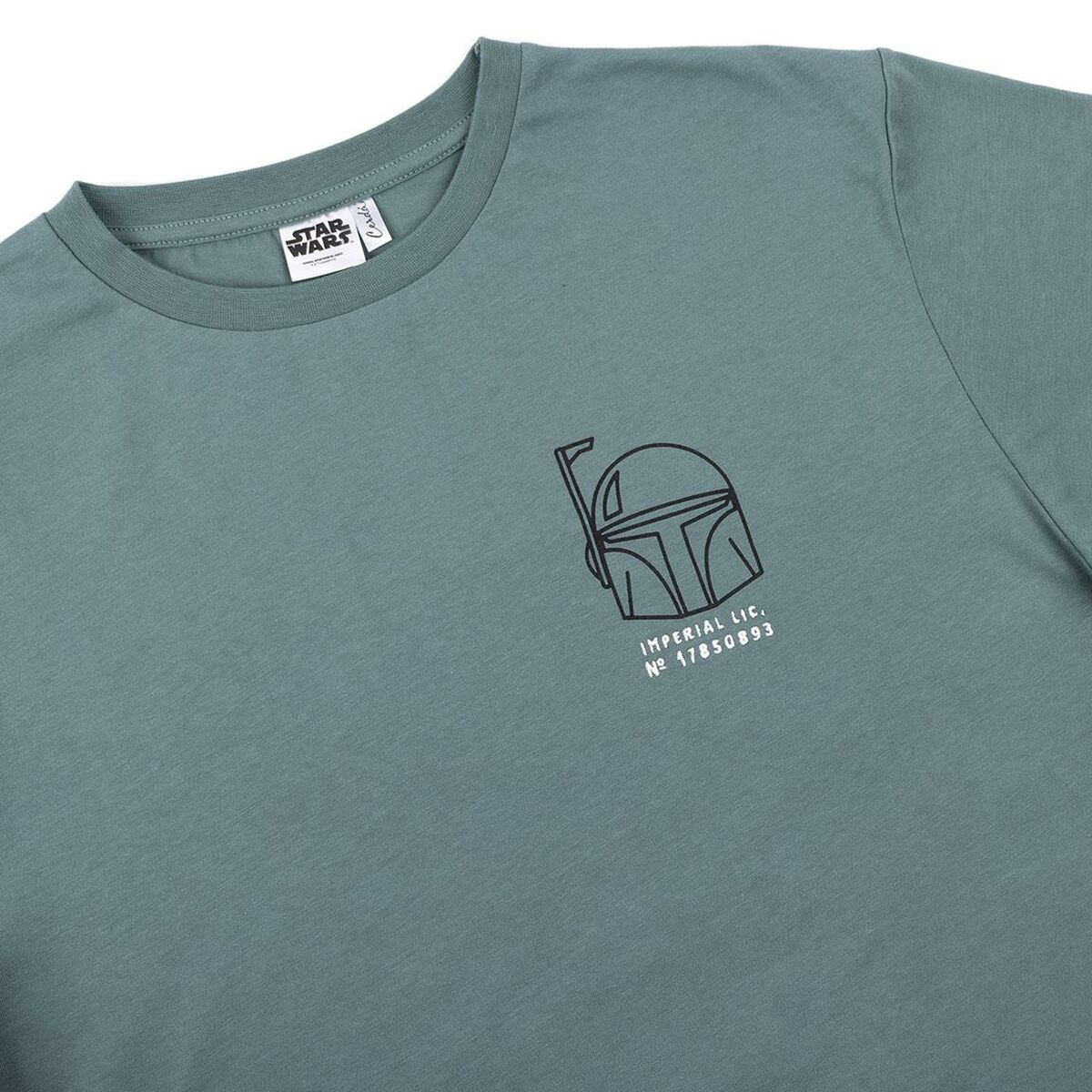 T-shirt à manches courtes homme Boba Fett Vert foncé