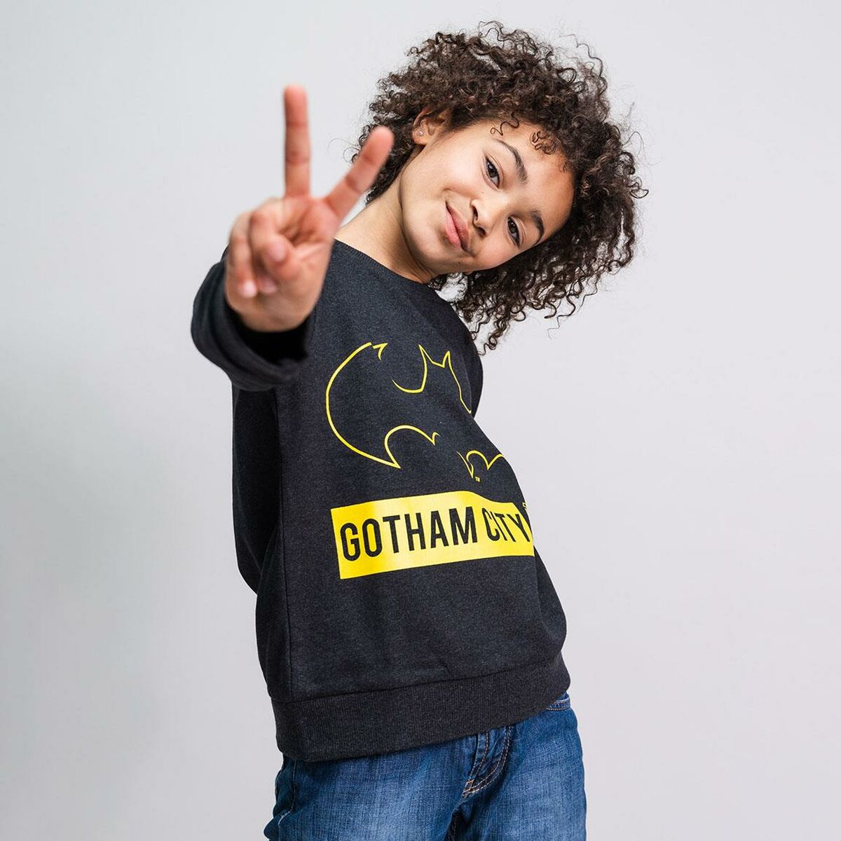 Children’s Sweatshirt without Hood Batman Black