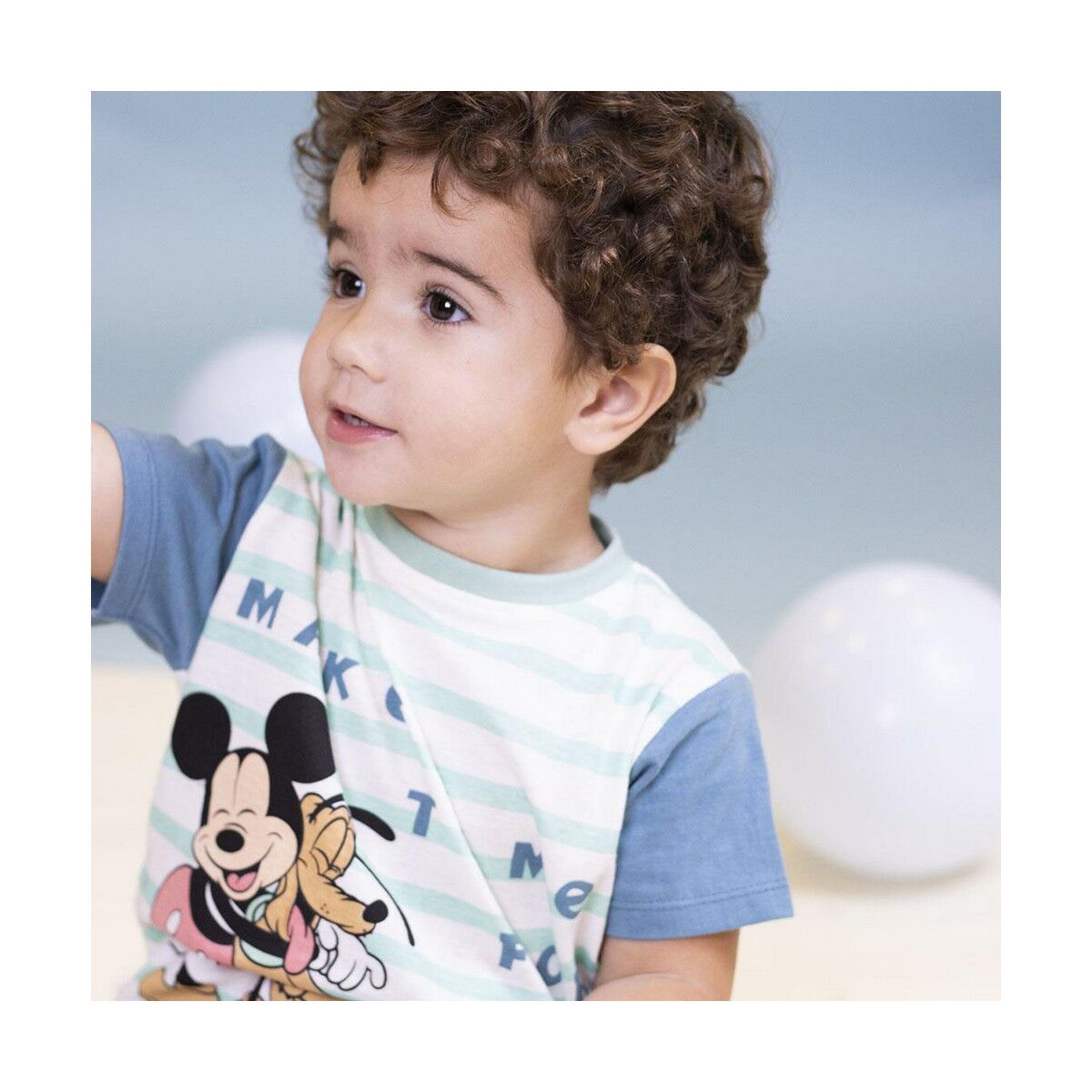Short Sleeve T-Shirt Mickey Mouse Multicolour Children's