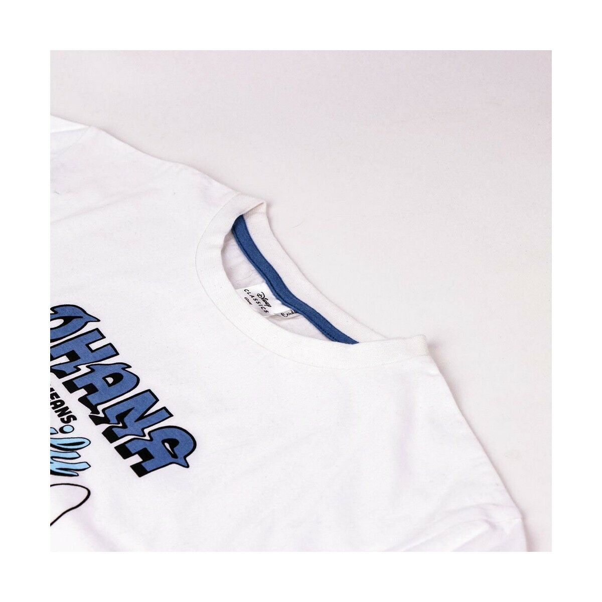 Men’s Short Sleeve T-Shirt Stitch White