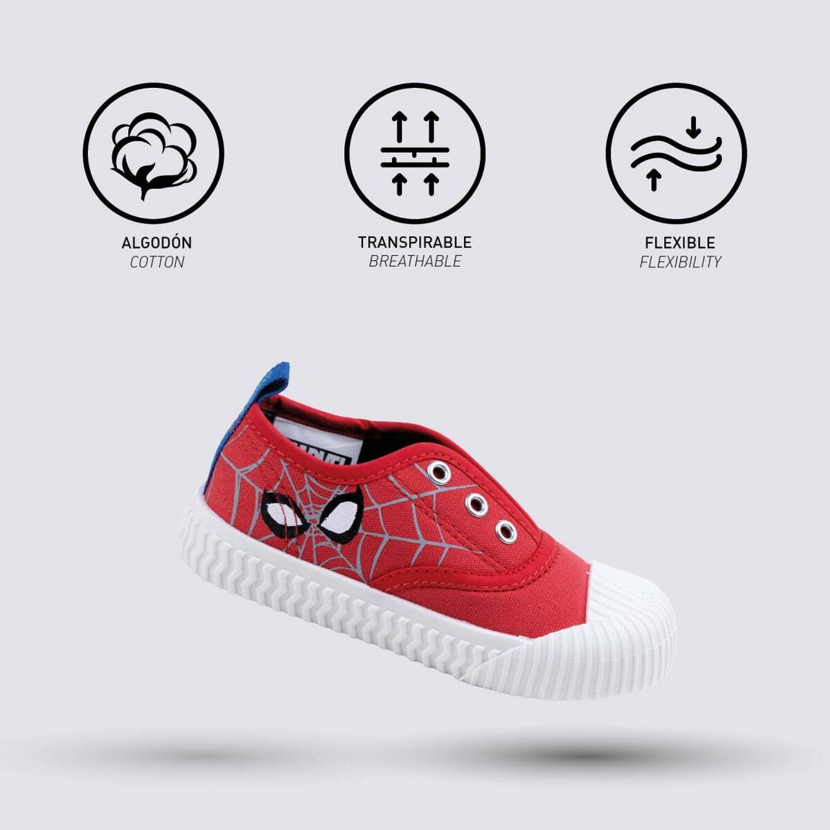 Jungen Sneaker Spider-Man Rot