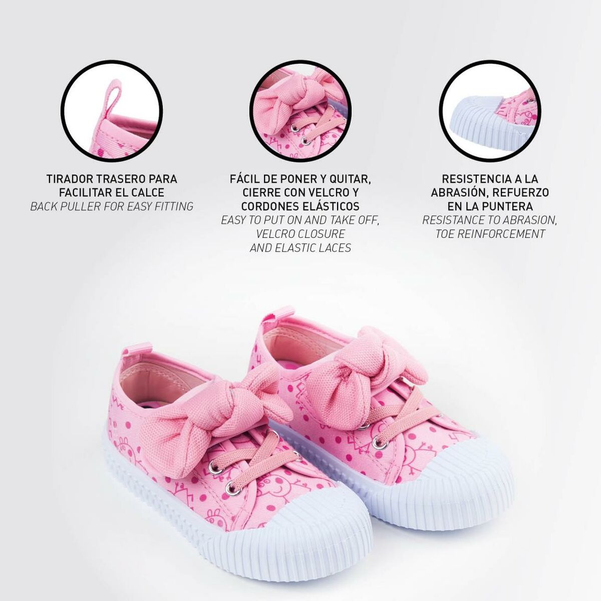 Chaussures casual Peppa Pig Enfant Rose