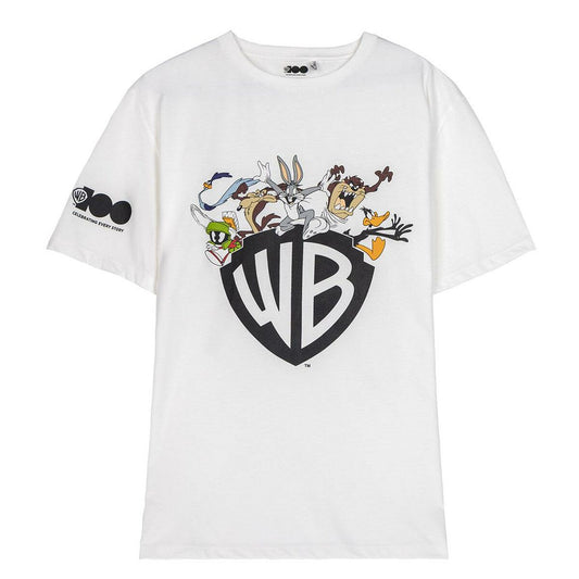 T-shirt à manches courtes homme Warner Bros Blanc