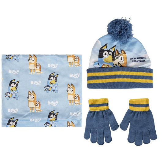 Mütze, Schal und Handschuhe Bluey Bunt