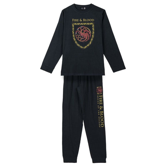 Pyjama House of Dragon Black