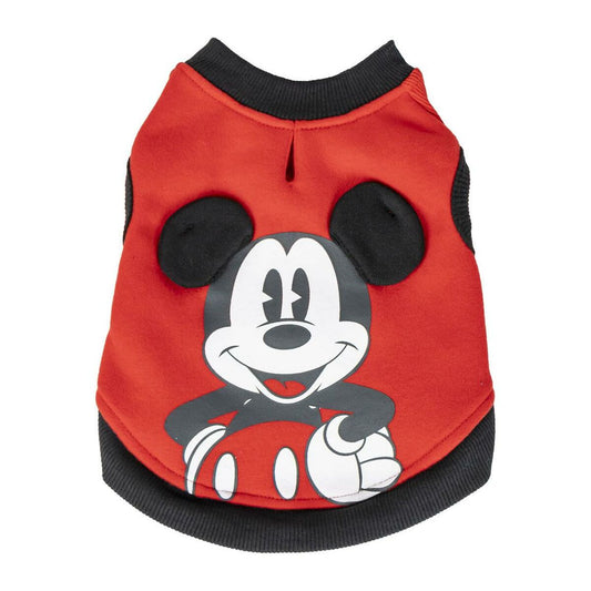 Dog Sweatshirt Mickey Mouse XS Red
