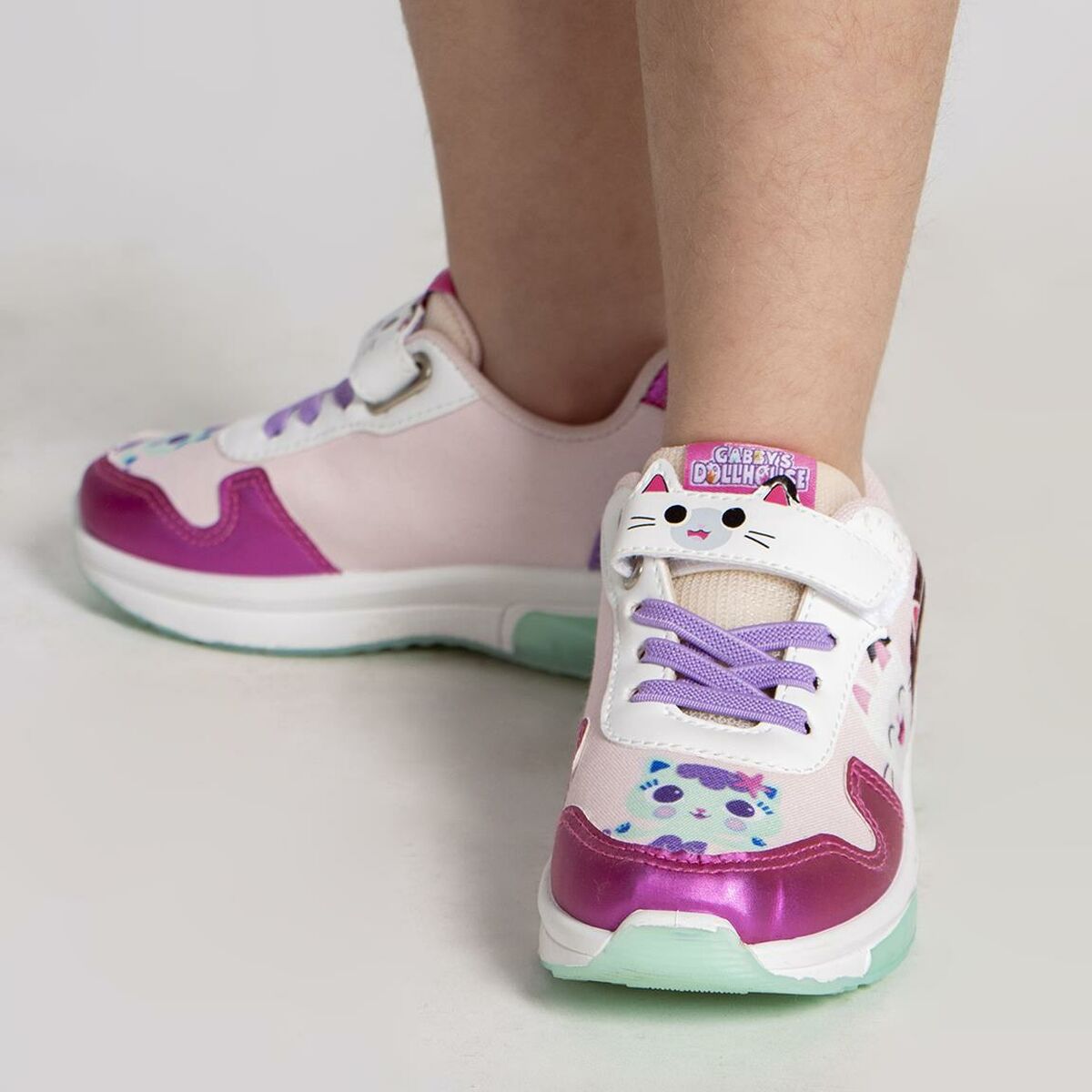 LED Trainers Gabby's Dollhouse Pink
