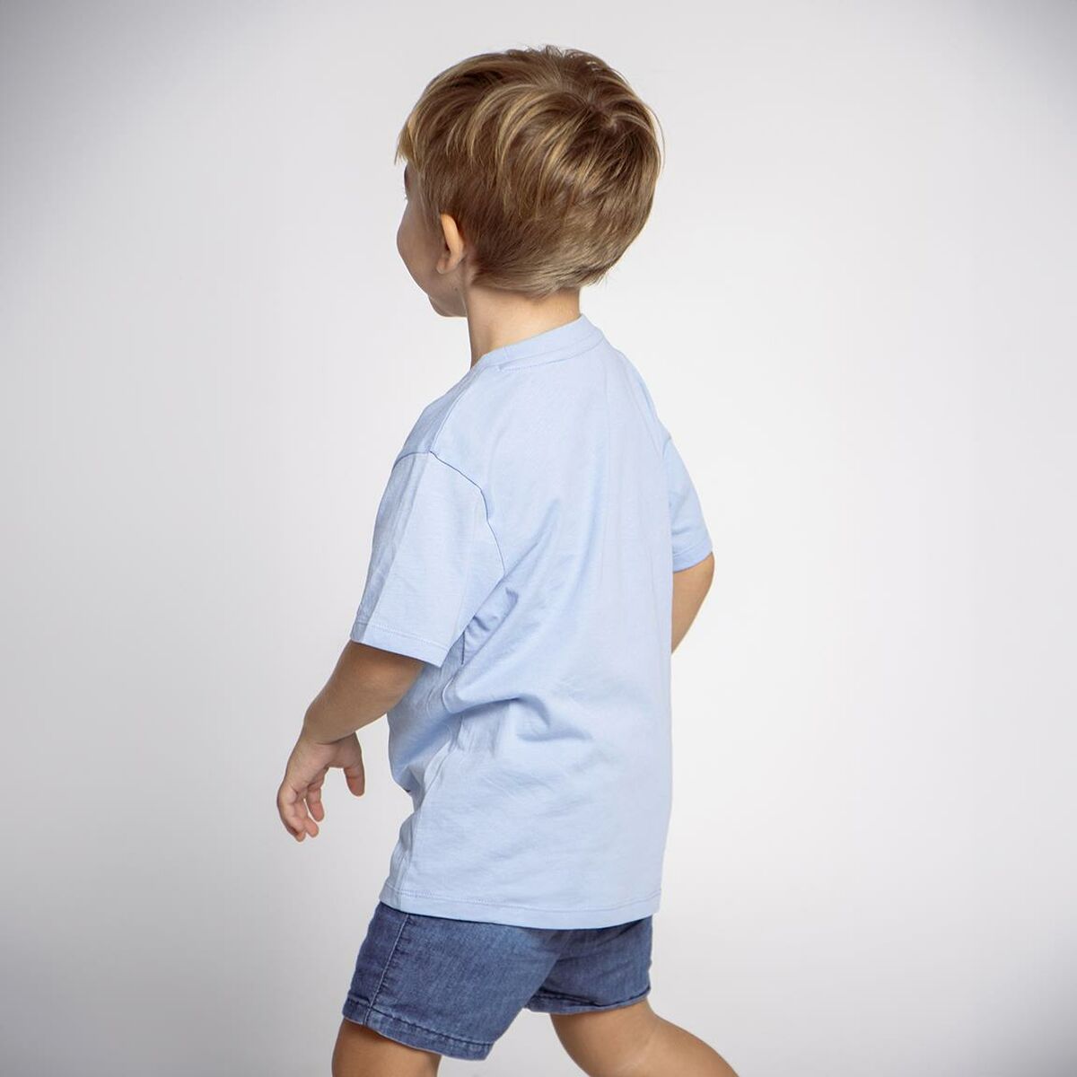 T shirt à manches courtes Enfant Bluey Bleu clair