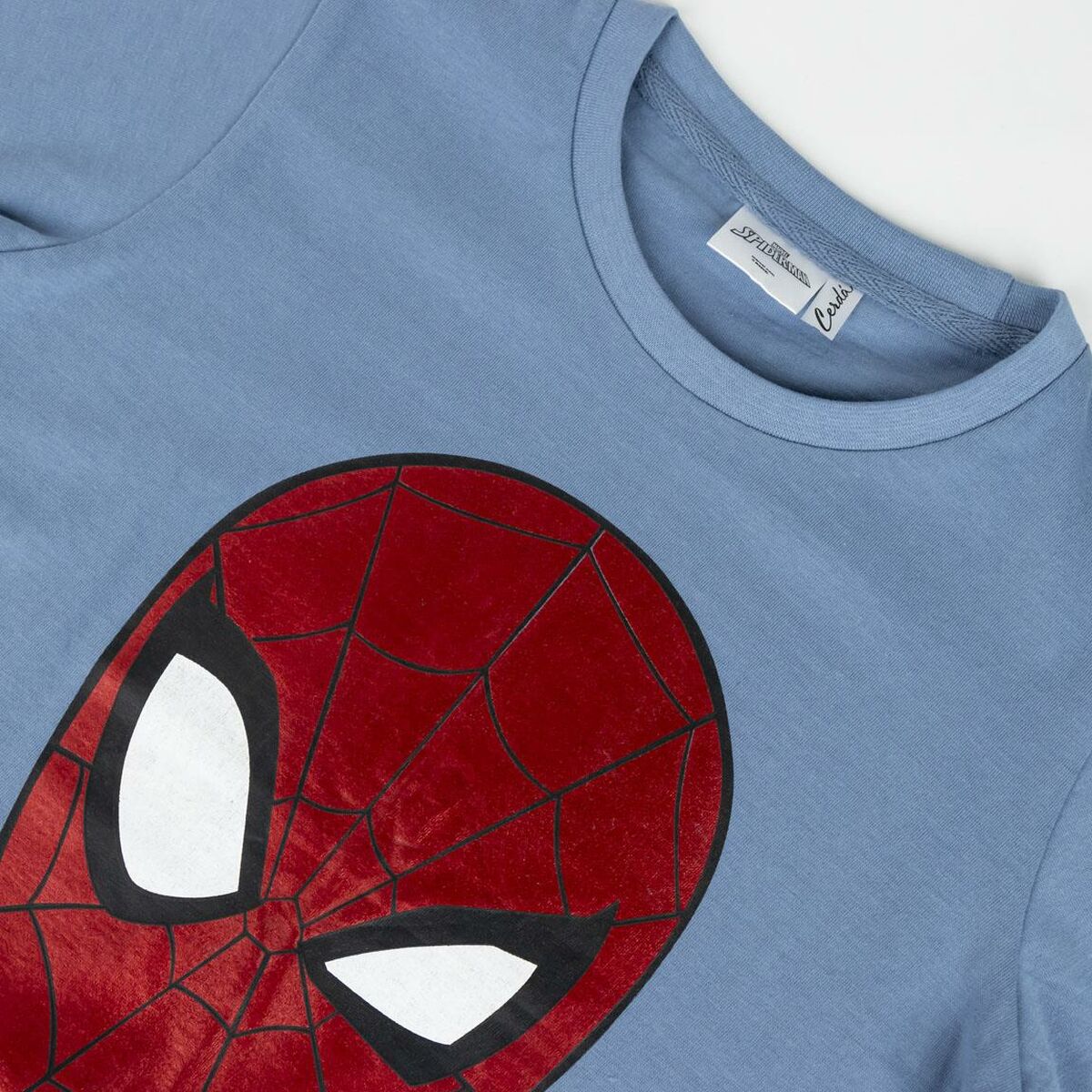 Child's Short Sleeve T-Shirt Spider-Man Blue