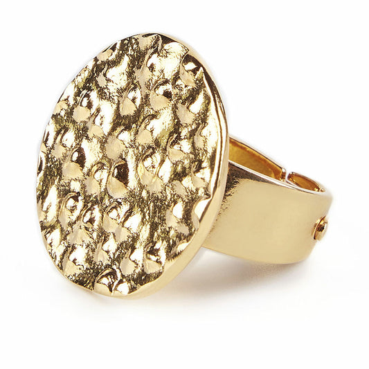 Ladies' Ring Shabama Soho Brass Flash gold-plated Adjustable