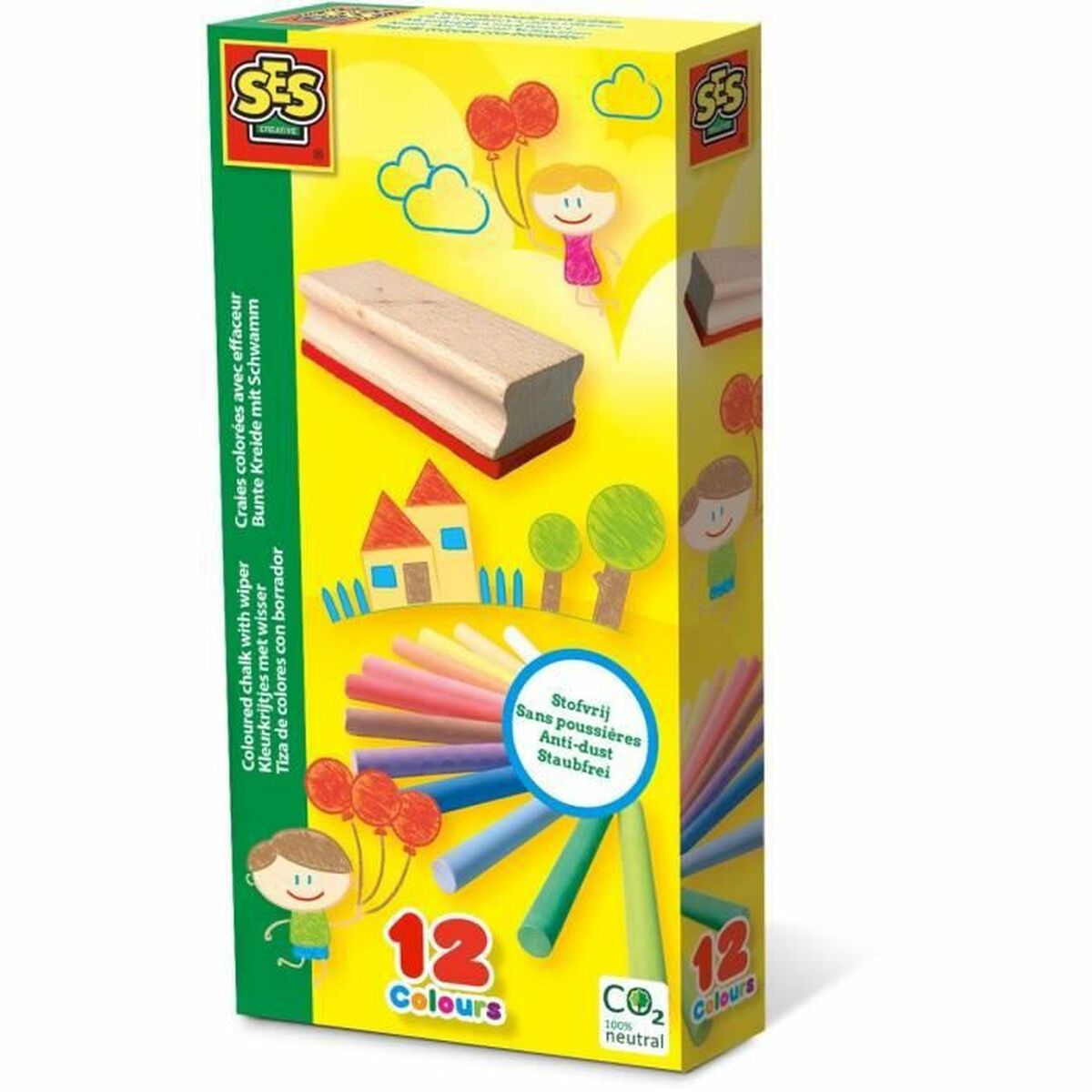 Board eraser SES Creative   Chalks