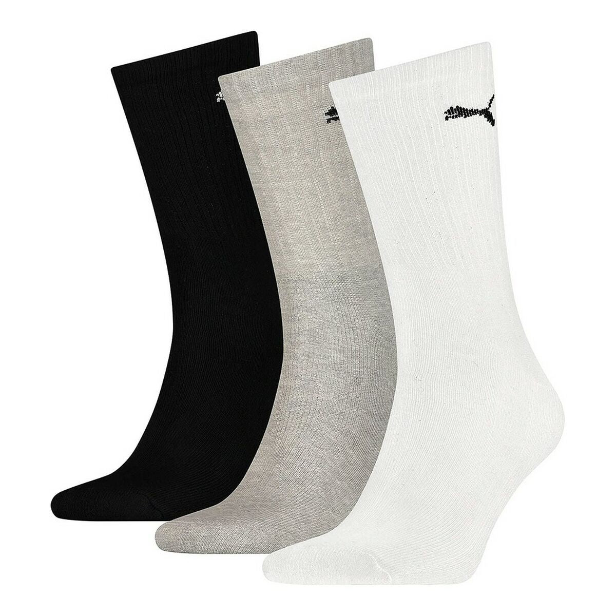 Sports Socks Puma White cotton and polyester (3 pcs)