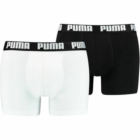 Boxer pour homme Puma Basic Noir Blanc