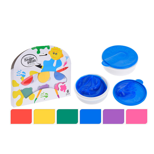 Fingerfarbe Kids Packung mit 6 Einheiten