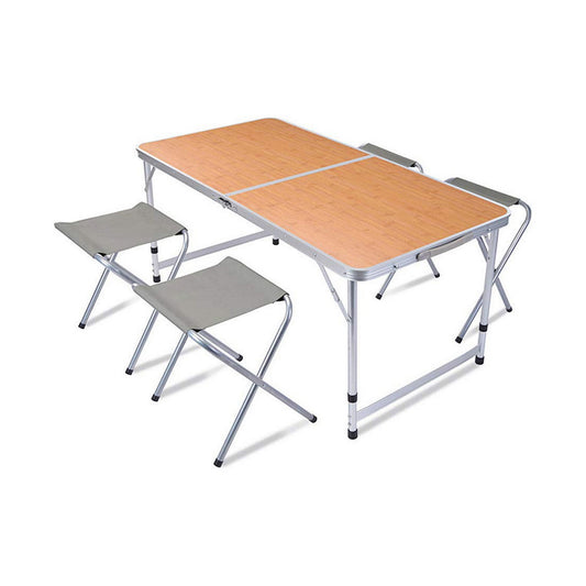 Ensemble Table + 4 Chaises Redcliffs Aluminium