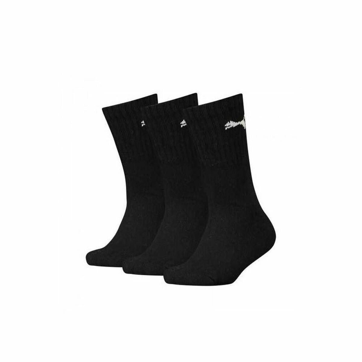 Chaussettes de Sport Puma Crew Noir Unisexe (3 pcs)