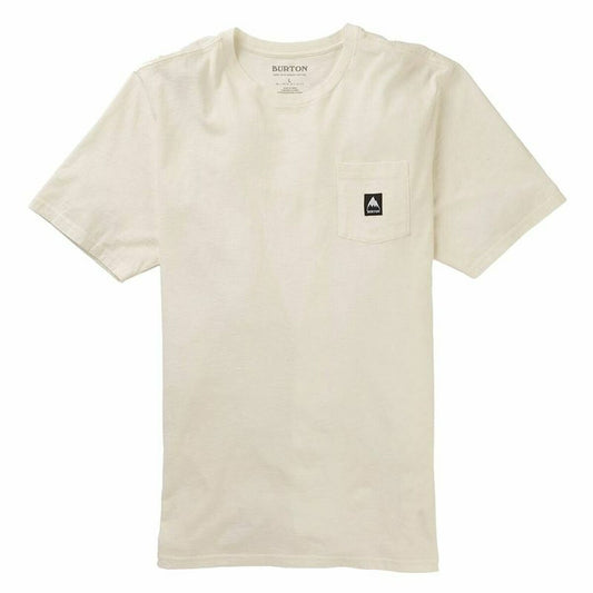 T-shirt à manches courtes homme Burton Colfax  Blanc Unisexe