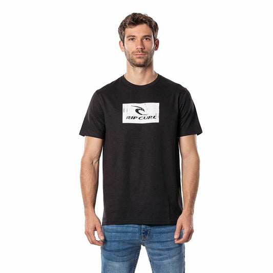 Herren Kurzarm-T-Shirt Rip Curl Hallmark Schwarz