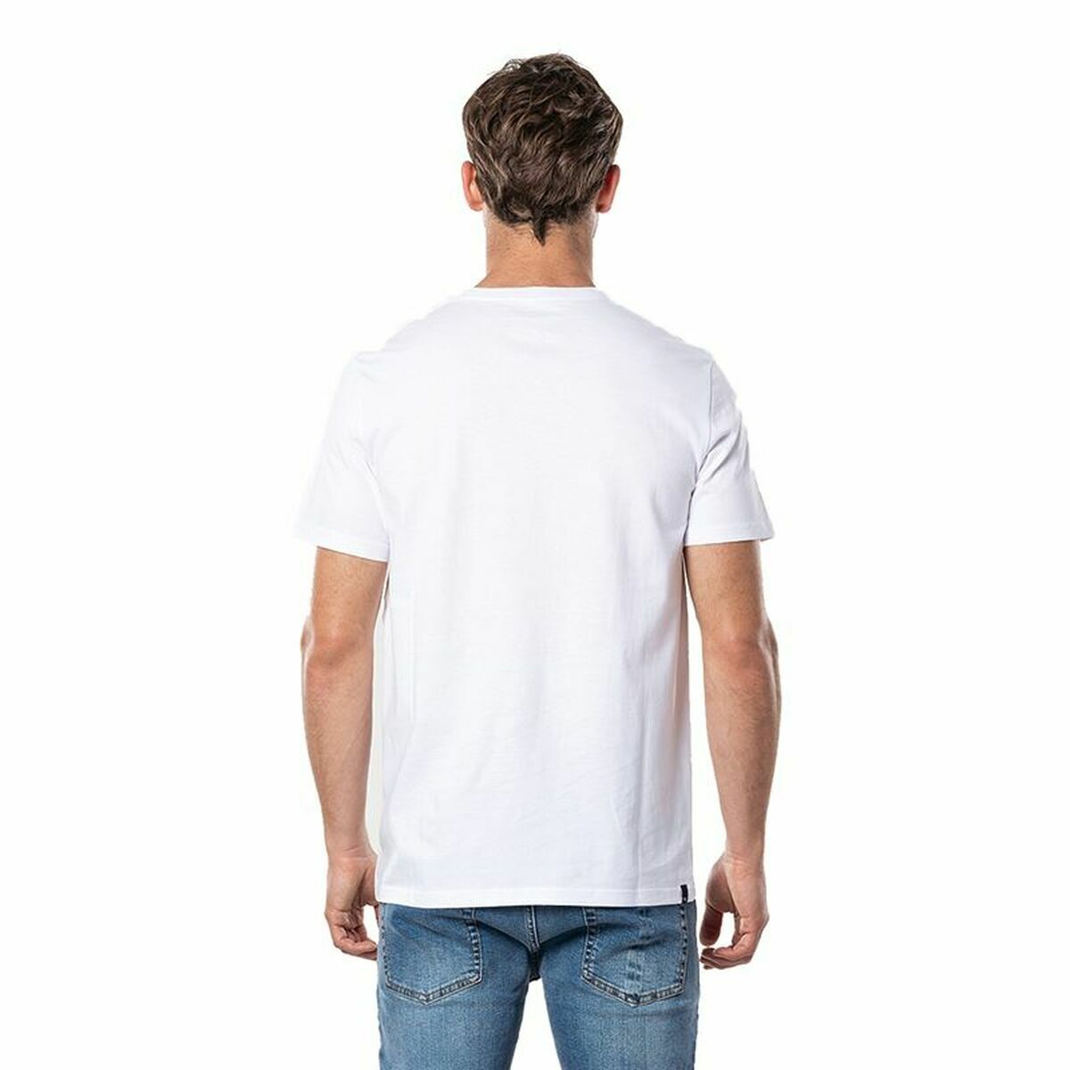 Men’s Short Sleeve T-Shirt Rip Curl Hallmark White Men