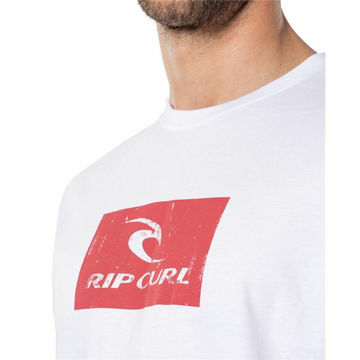 Herren Kurzarm-T-Shirt Rip Curl Hallmark Weiß Herren