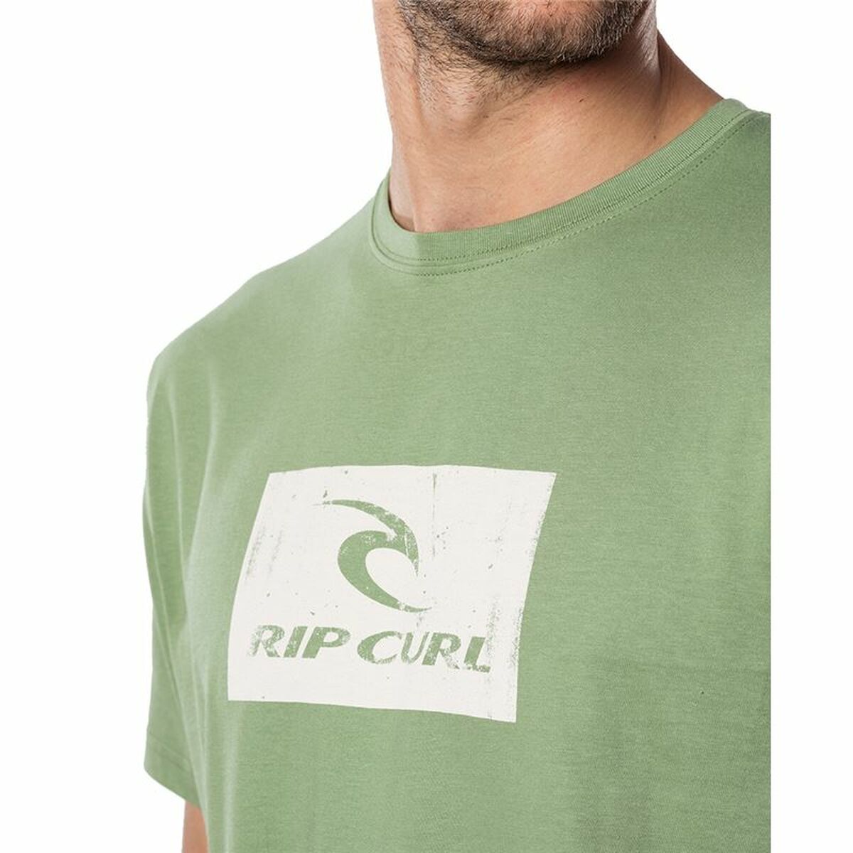 Men’s Short Sleeve T-Shirt Rip Curl Hallmark Green