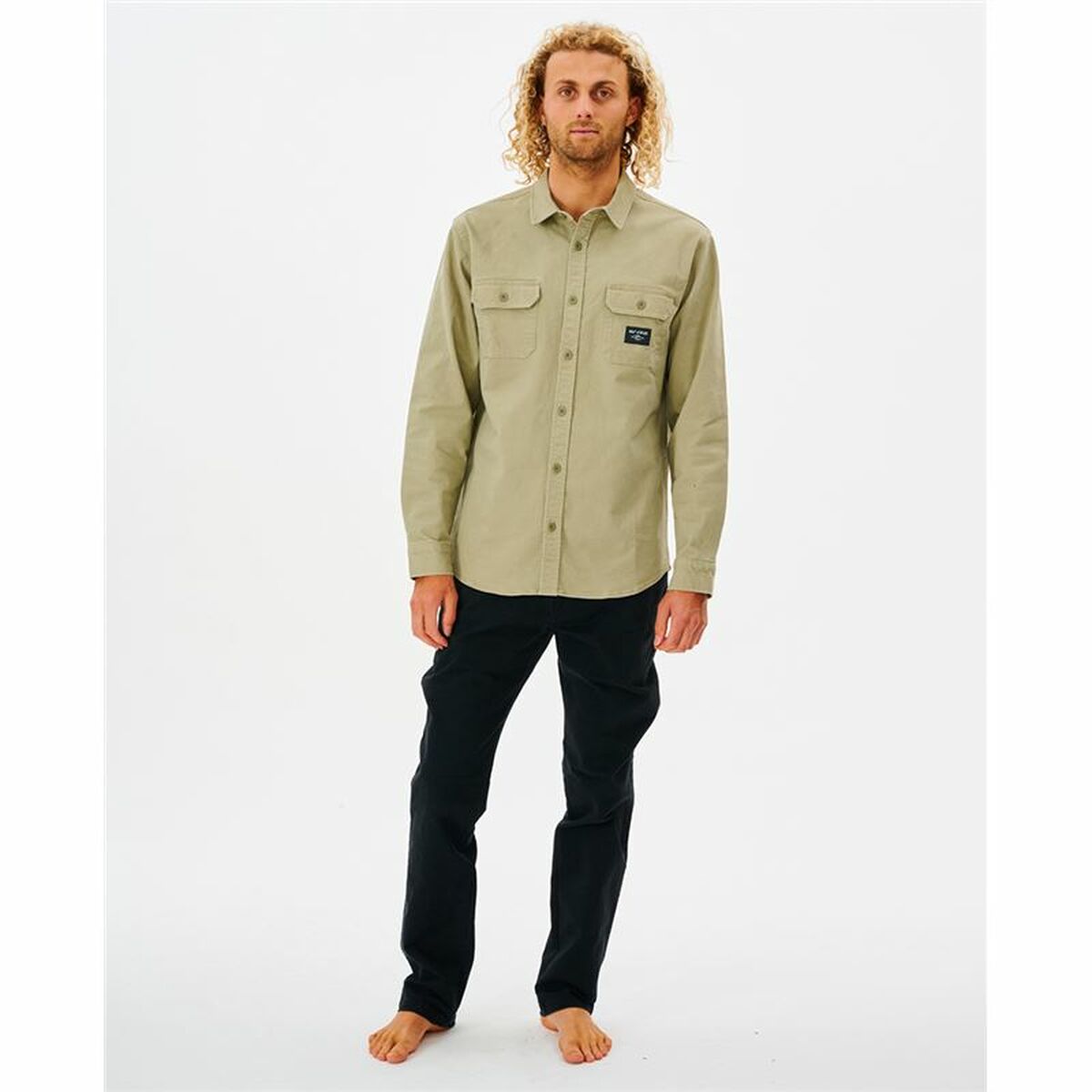 Chemise à manches longues homme Rip Curl Epic Beige