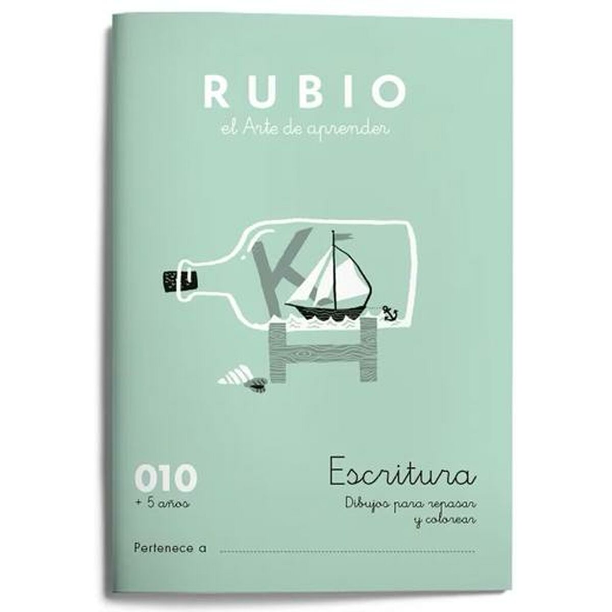 Writing and calligraphy notebook Rubio Nº10 A5 Spanish 20 Sheets (10 Units)