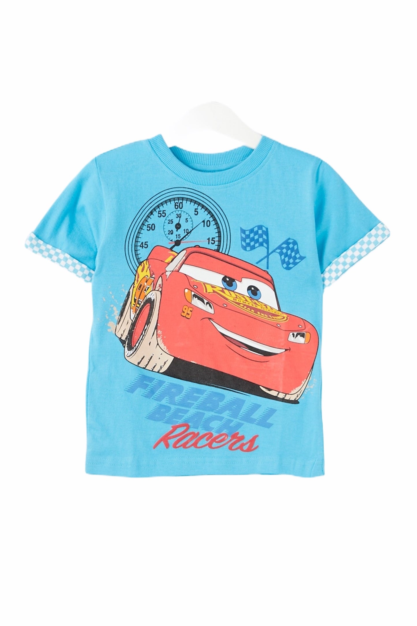 Kids Disney Car T Shirt in Blue or White - Glo Selections Kids Shoes