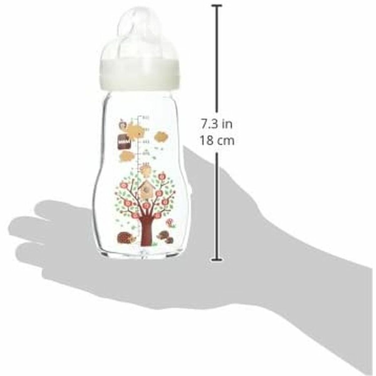 Baby's bottle MAM Crystal Beige (260 ml)