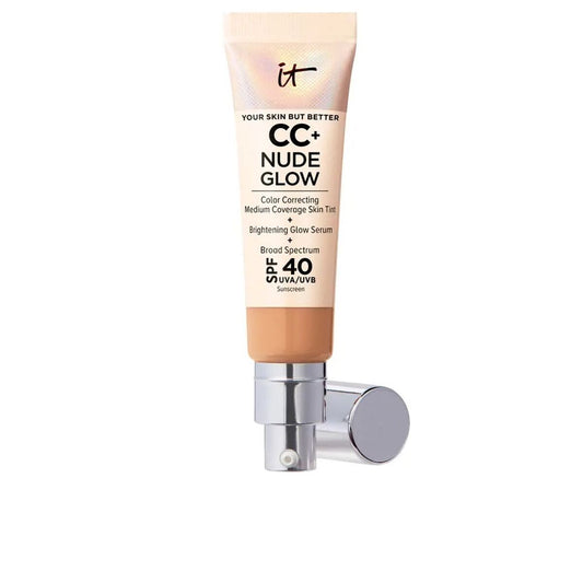 Base de Maquillage Crémeuse It Cosmetics CC+ Nude Glow neutral tan Spf 40 32 ml