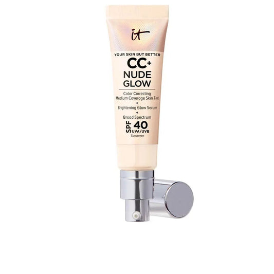 Base de Maquillage Crémeuse It Cosmetics CC+ Nude Glow Fair Ivory Spf 40 32 ml
