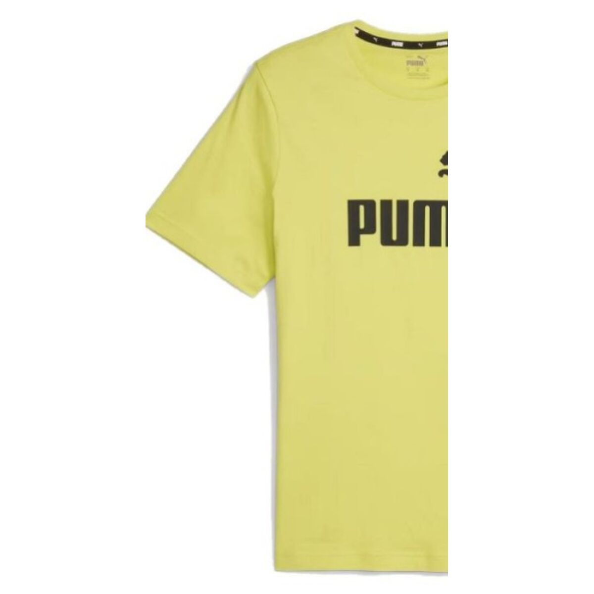 Herren Kurzarm-T-Shirt Puma ESS LOGO TEE 586667 66 grün
