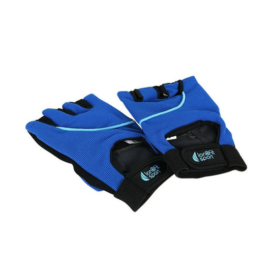 Training Gloves LongFit Sport Blue/Black