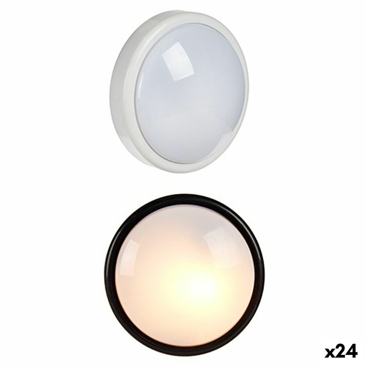 Night light White Black polypropylene (24 Units)