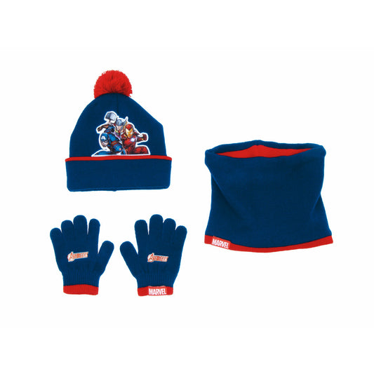 Hat, Gloves and Neck Warmer The Avengers Infinity Red