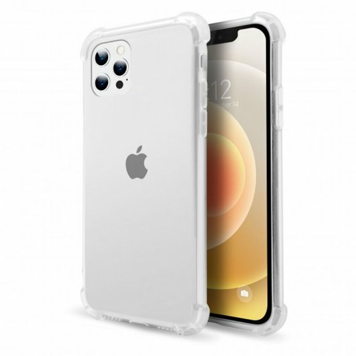 Handyhülle PcCom iPhone 12/12 Pro Bunt Durchsichtig Apple