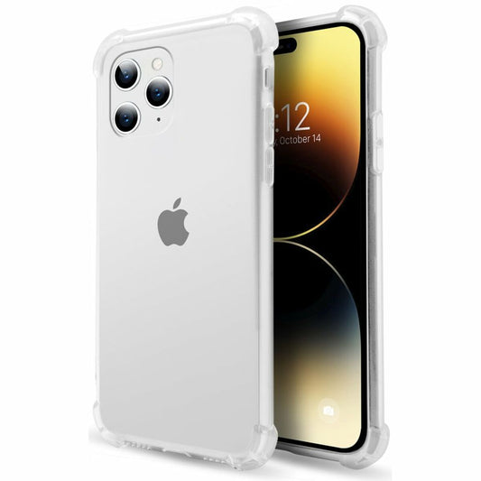 Protection pour téléphone portable PcCom iPhone 14 Pro Multicouleur Transparent Apple