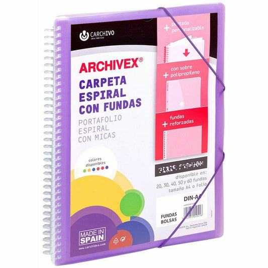 Ordnungsmappe Carchivo Archivex-Star Violett A4