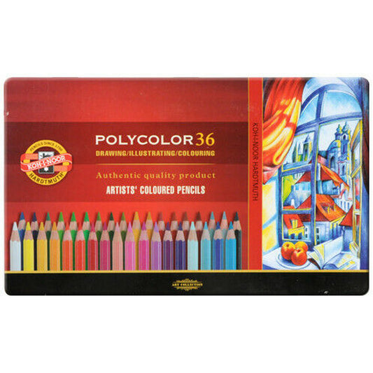 Crayons de couleur Michel Polycolor 36 Pièces Multicouleur