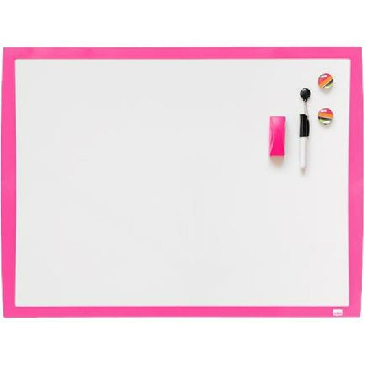 Magnettafel Nobo Pink 58,5 x 43 cm Weiß