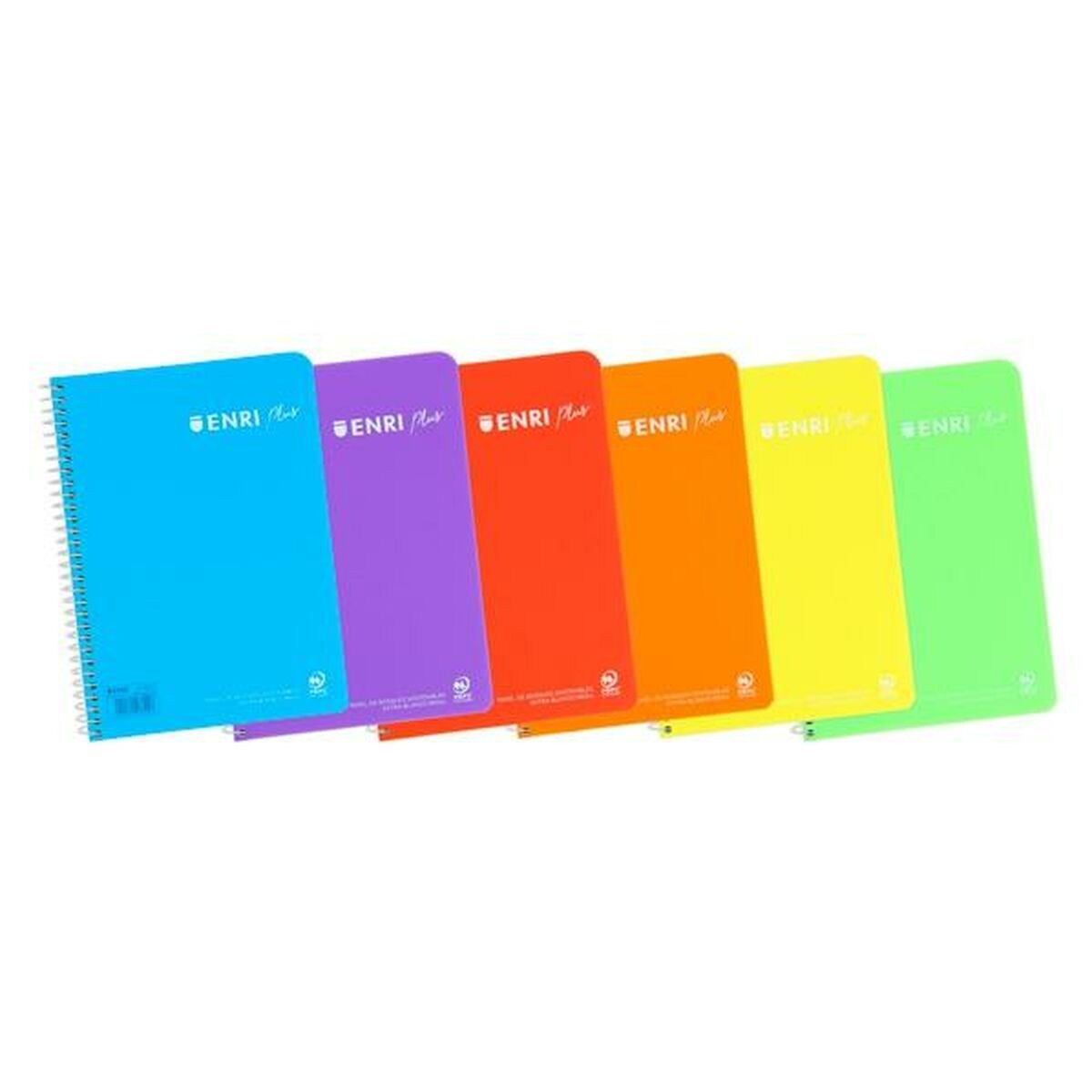 Notebook ENRI Soft cover 80 Sheets Quarto (5 Units)