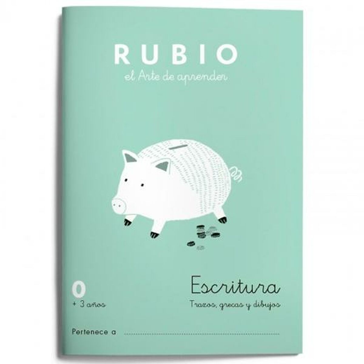 Cahier d'écriture et de calligraphie Rubio Nº0 A5 Espagnol 20 Volets (10 Unités)